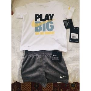 Nike Dri-Fit 2PC 12 Month Black Heather